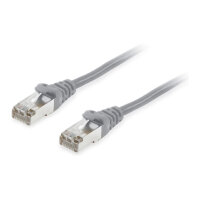 Equip Patchkabel Cat6A S/FTP 2xRJ45 30.00m grau LSZH Polybeutel