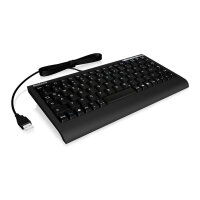 KeySonic TAS ACK-595C+ Corded (DE) MINI Tastatur SoftSkin sw