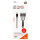 2GO 3in1 USB Ladekabel USB Type-C Nylon 1,5m schwarz