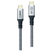 2GO Schnellladekabel USB-C 100W 10Gbps 1,2m