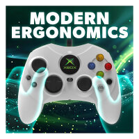 Hyperkin Controller DuchesS kabelgebunden weiß XBOX