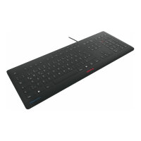 Cherry STREAM PROTECT KEYBOARD Corded FR-Layout schwarz