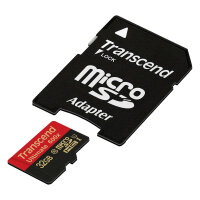 CARD microSD Card 32GB Transcend SDHC UHS1 600x w/Adap.