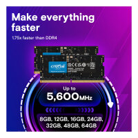 Crucial DDR5-5600 64GB SODIMM CL46 (16Gbit)