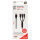 2GO 3in1 USB Ladekabel Micro-USB,Lightn.,USB-C Nylon 3m sw