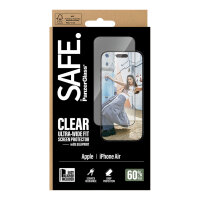 Panzerglass SAFE. by PanzerGlass Screen Protector w. Black Frame iPhone Air | Ultra-Wide Fit w. EasyAligner
