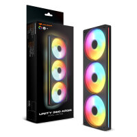 360mm COUGAR Forward-Lüfter Unity360-FB,360 ARGB PWM, schwarz