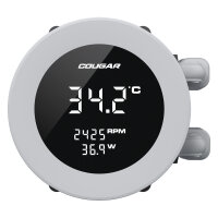 K COUGAR CPU Wasserkühlung Poseidon Vistek 360, ARGB, Weiß