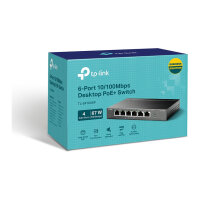 TP-Link Switch 6x FE TL-SF1006P (davon 4PoE+)