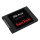 250GB SANDISK SSD Plus 6,35cm 2,5Zoll SATA Read speeds up to 545MB/s SATA III 6GB/s