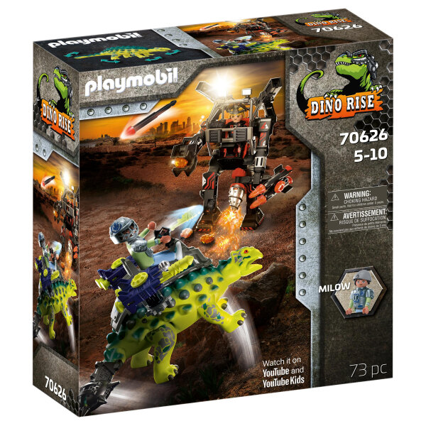 playmobil - Dino Rise - Saichania: Abwehr des Kampfläufers