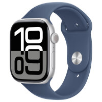 APPLE Watch Series 10 GPS 46mm Silver Aluminium Case with...