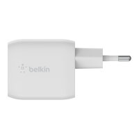 Belkin 45W Dual USB-C GaN Ladegerät Power Deliver, PPS, white