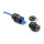 DeLock RJ45 Cat.6A Kupplung mit Verschlusskappe IP67 staub- und wasserdicht