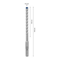 Bosch EXPERT Hammerbohrer SDS plus-7X 8x100x165mm