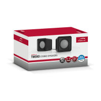 Speedlink Lautsprecher TWOXO. Stereo. schwarz retail