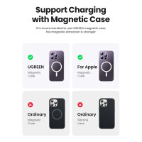 UGREEN 10000mAh Mini Powerbank Wireless 20W with MagSafe white