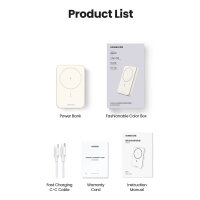 UGREEN 10000mAh Mini Powerbank Wireless 20W with MagSafe white