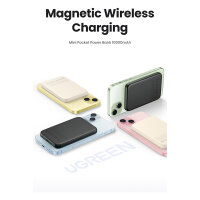 UGREEN 10000mAh Mini Powerbank Wireless 20W with MagSafe white