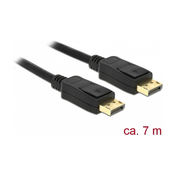 DELOCK Kabel Displayport 1.2 Stecker > Displayport Stecker 4K 60 Hz 7 m