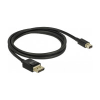 DELOCK Mini DisplayPort zu DisplayPort Kabel 8K 60Hz 1m DP 8K zertifiziert