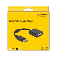 DELOCK Adapter DisplayPort 1.2 Stecker zu VGA Buchse...