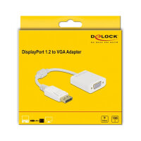 DELOCK Adapter DisplayPort 1.2 Stecker zu VGA Buchse...