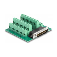 DELOCK D-Sub HD 44 Pin Stecker zu Terminalblock fur...