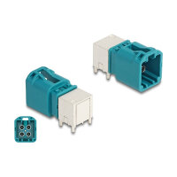DELOCK Mini FAKRA Z Stecker quad gewinkelt B-Typ PCB