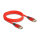 DELOCK DisplayPort Kabel 16K 60 Hz 2m rot Metall