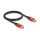 DELOCK DisplayPort Kabel 8K 60 Hz 2m rot Metall