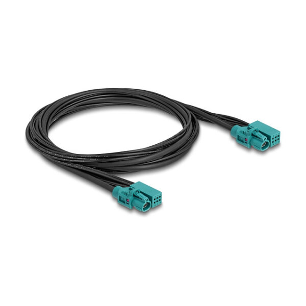 DELOCK Kabel HDMTD Z single + Powerpin Buchse zu HDMTD Z single + Powerpin Buchse 1m