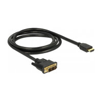 DELOCK Kabel DVI 18+1 Stecker > HDMI-A Stecker 1.5 m...