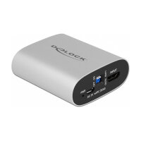DELOCK HDMI HD Audio Extractor 4K 60Hz zu HDMI mit eARC
