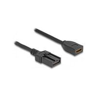 DELOCK HDMI Automotive Kabel HDMI-A Buchse auf HDMI-E...