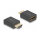 DELOCK High Speed HDMI with Ethernet Adapter Stecker zu Buchse 8K 60 Hz schwarz