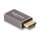DELOCK HDMI Adapter Stecker zu Buchse 8K 60 Hz grau Metall