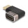 DELOCK HDMI Adapter Stecker zu Buchse 90 rechts gewinkelt 8K 60 Hz grau Metall