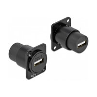 DELOCK D-Typ Modul USB 2.0 Typ-A Buchse zu Buchse
