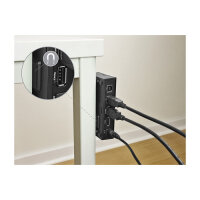 DELOCK USB 2.0 Switch fr 2 PC an 2 Gerte