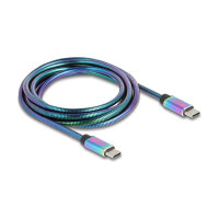 DELOCK USB-C 2.0 Kabel Stecker zu Stecker PD 3.0 60W 2m