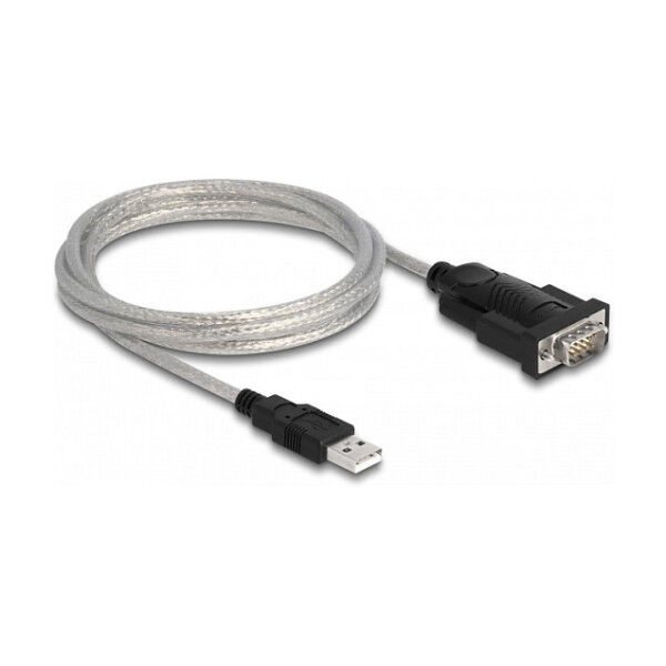 DELOCK Adapter USB 2.0 Typ-A > RS-232 D Sub 9 + D-Sub 25