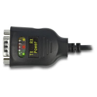 DELOCK USB-A 2.0 zu Seriell RS-232 D-Sub 9Pin 2.5kV Galva 2m
