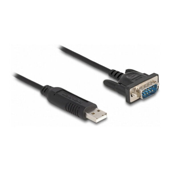 DELOCK Adapterkabel USB 2.0 Typ-A St zu 1 x Seriell 50cm