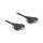 DELOCK USB 2.0 Kabel Typ-A Stecker zu Stecker mit Schraubenabstand 30mm 1m schwarz