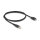 DELOCK USB 2.0 Kabel Typ-A Stecker zu Typ Mini-B Stecker mit Schraubenabstand 13mm 1m schwarz