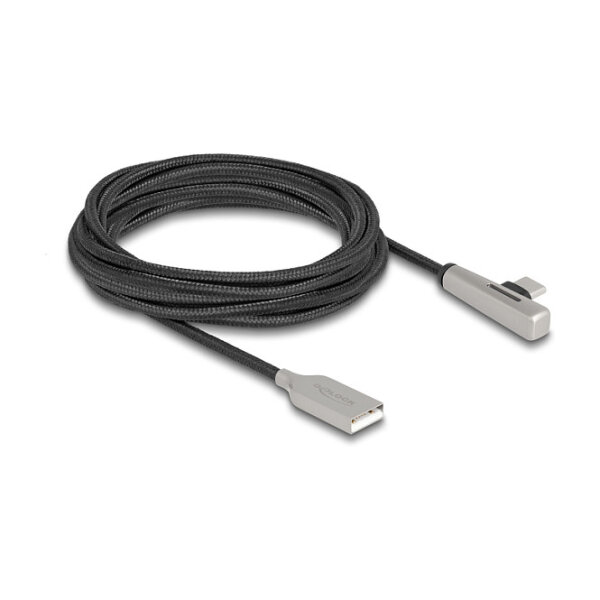 DELOCK USB 2.0 Kabel Typ-A St. zu USB Type-C St. 60 W 3 m