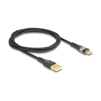 DELOCK USB 2.0 Kabel Typ-A St. zu USB Type-C St. 60 W 1 m