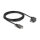 DELOCK USB 2.0 Kabel USB Type-C Stecker mit Schrauben zu USB Type-C Stecker mit Schrauben gewinkelt links / rechts PD 3.0 60 W 3m