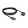 DELOCK USB 2.0 Kabel USB Type-C Stecker mit Schrauben zu USB Type-C Stecker mit Schrauben gewinkelt links / rechts PD 3.0 60 W 5m